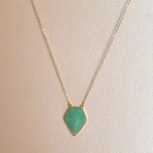 Athena Luxe Faceted Amazonite Necklace