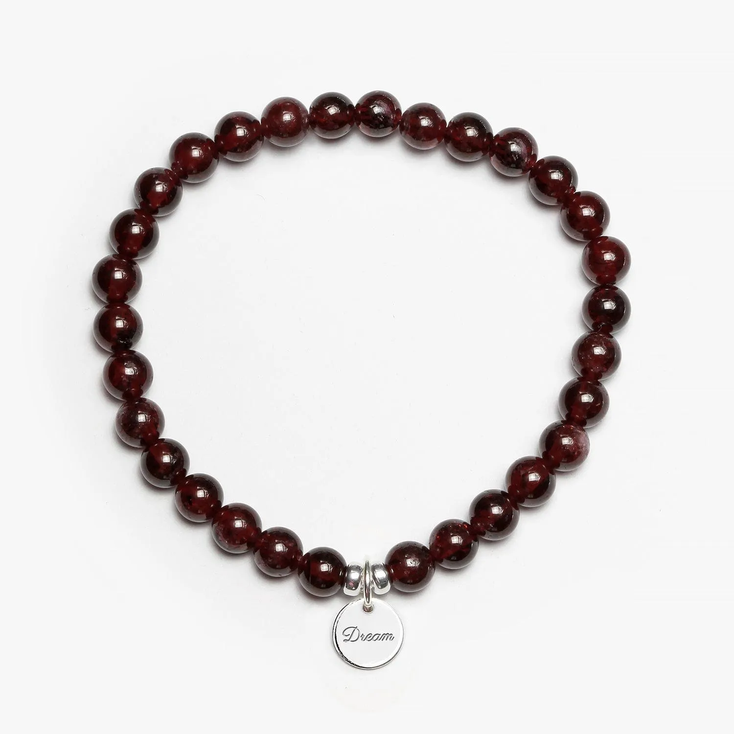 Garnet Crystal Gemstone Bracelet