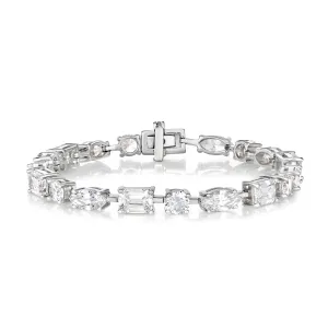 Le Petite Multishaped Diamond Crystalline Bracelet