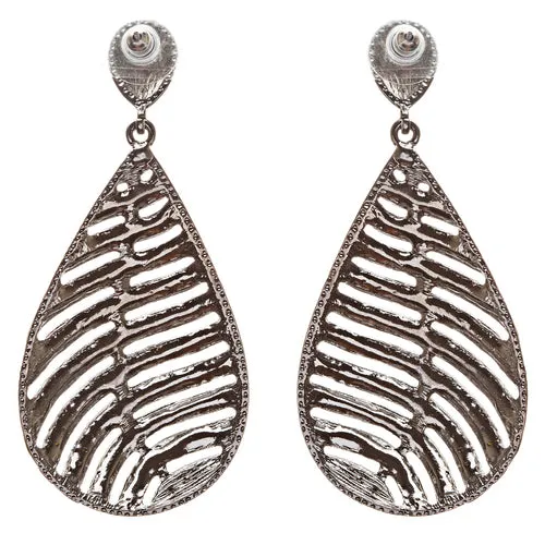 Modern Fashion Crystal Rhinestone Stunning Leaf Design Dangle Earrings E729 Pink