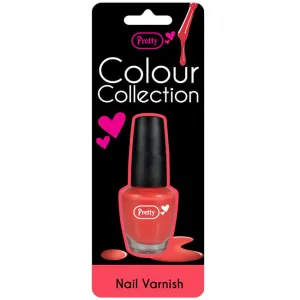 Pretty Colour Collection Nail Varnish - Shocking Coral