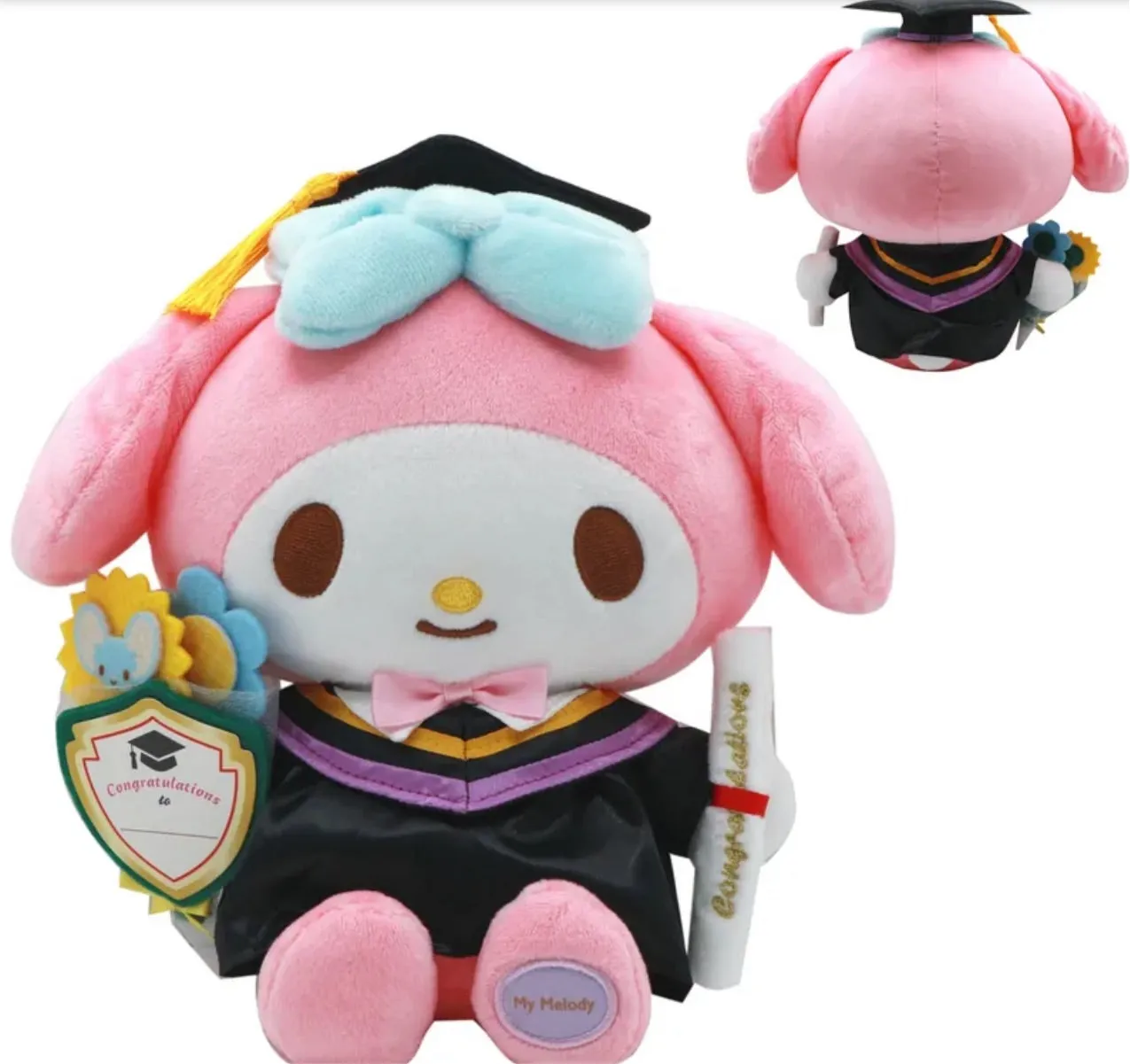 Sanrio Characters/Cinnamoroll / Patapatapeppy / Minna No Tabo / Little Twin Stars / Kuromi / Hello Kitty / My Melody / Ahirunopekkle / Graduation Plush 12 inches / 30cm