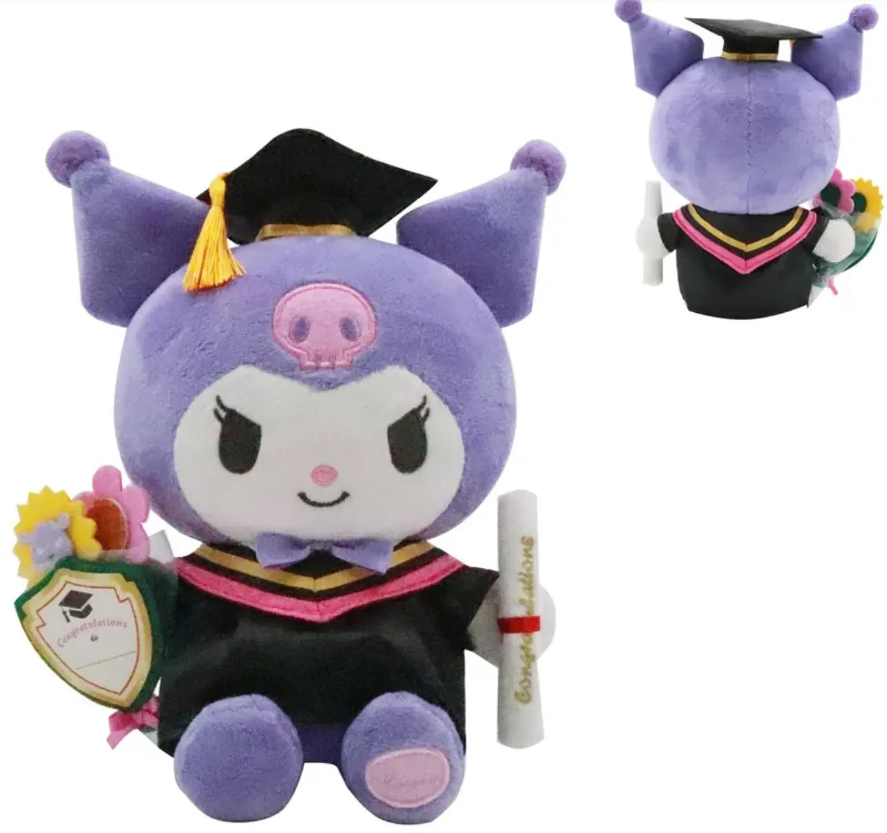 Sanrio Characters/Cinnamoroll / Patapatapeppy / Minna No Tabo / Little Twin Stars / Kuromi / Hello Kitty / My Melody / Ahirunopekkle / Graduation Plush 12 inches / 30cm