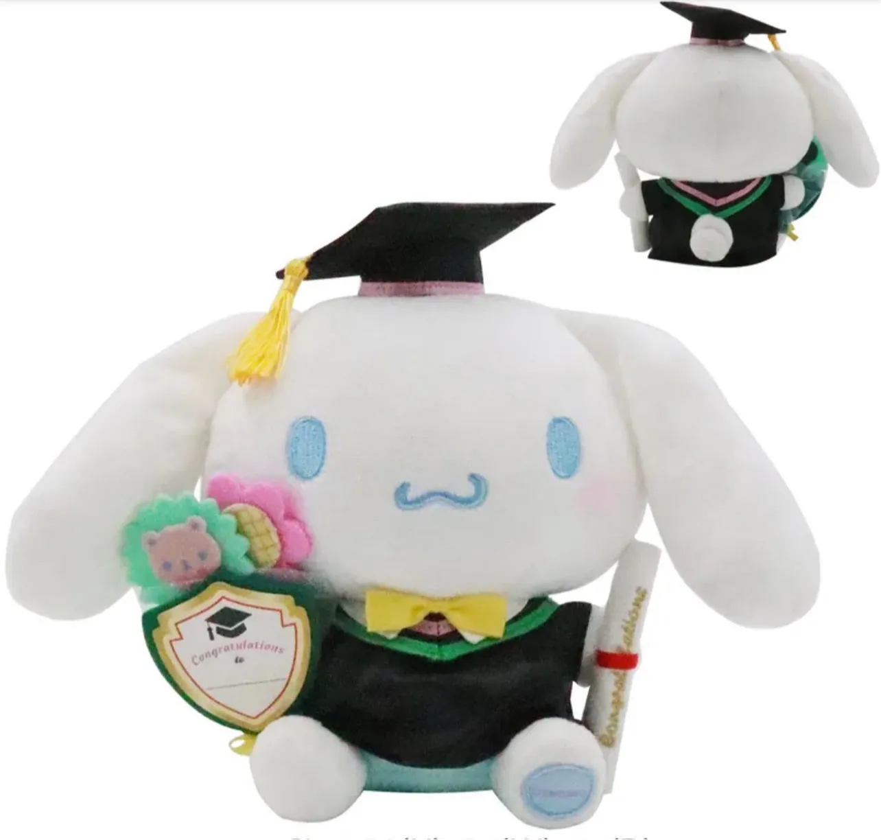 Sanrio Characters/Cinnamoroll / Patapatapeppy / Minna No Tabo / Little Twin Stars / Kuromi / Hello Kitty / My Melody / Ahirunopekkle / Graduation Plush 12 inches / 30cm
