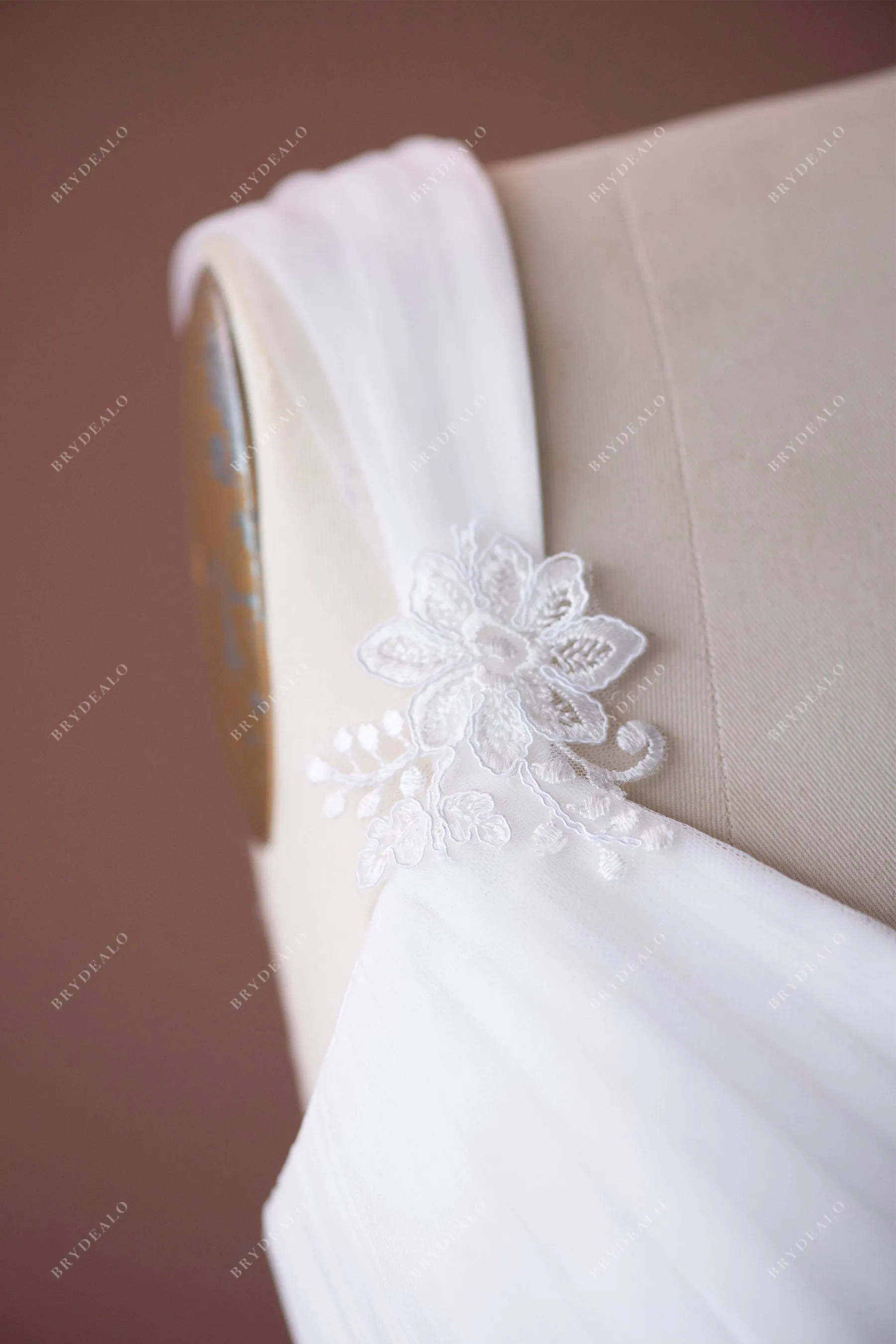 Stunning Straps Empire Waist Tulle Wedding Ball Gown
