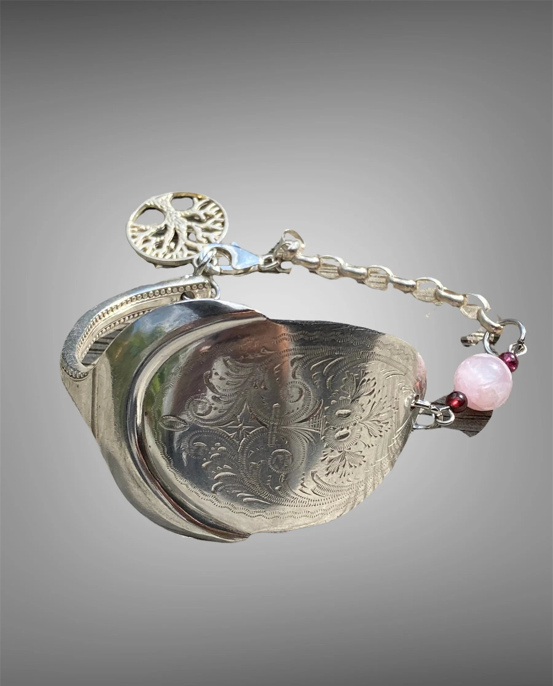 Vintage Silver Plate Spoon Bracelet